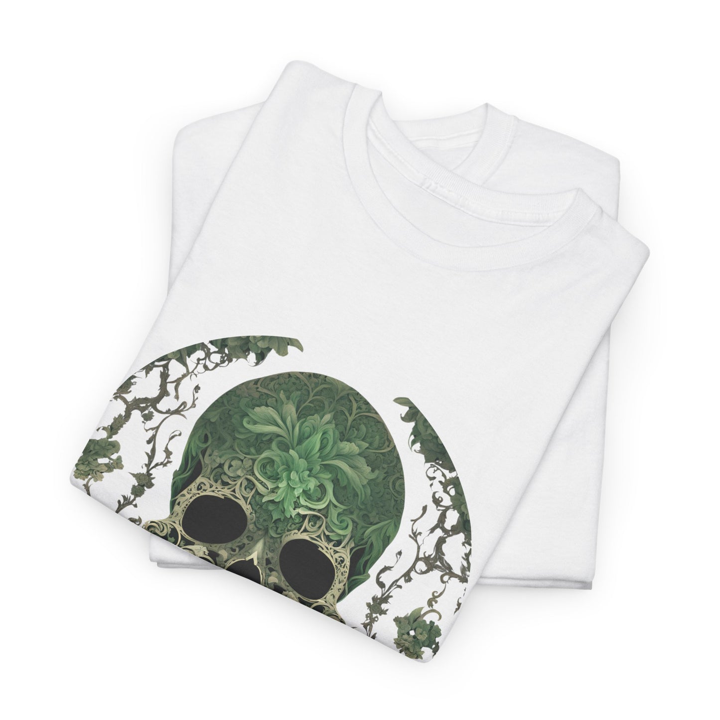 Green Skull 13 Threads T-Shirt