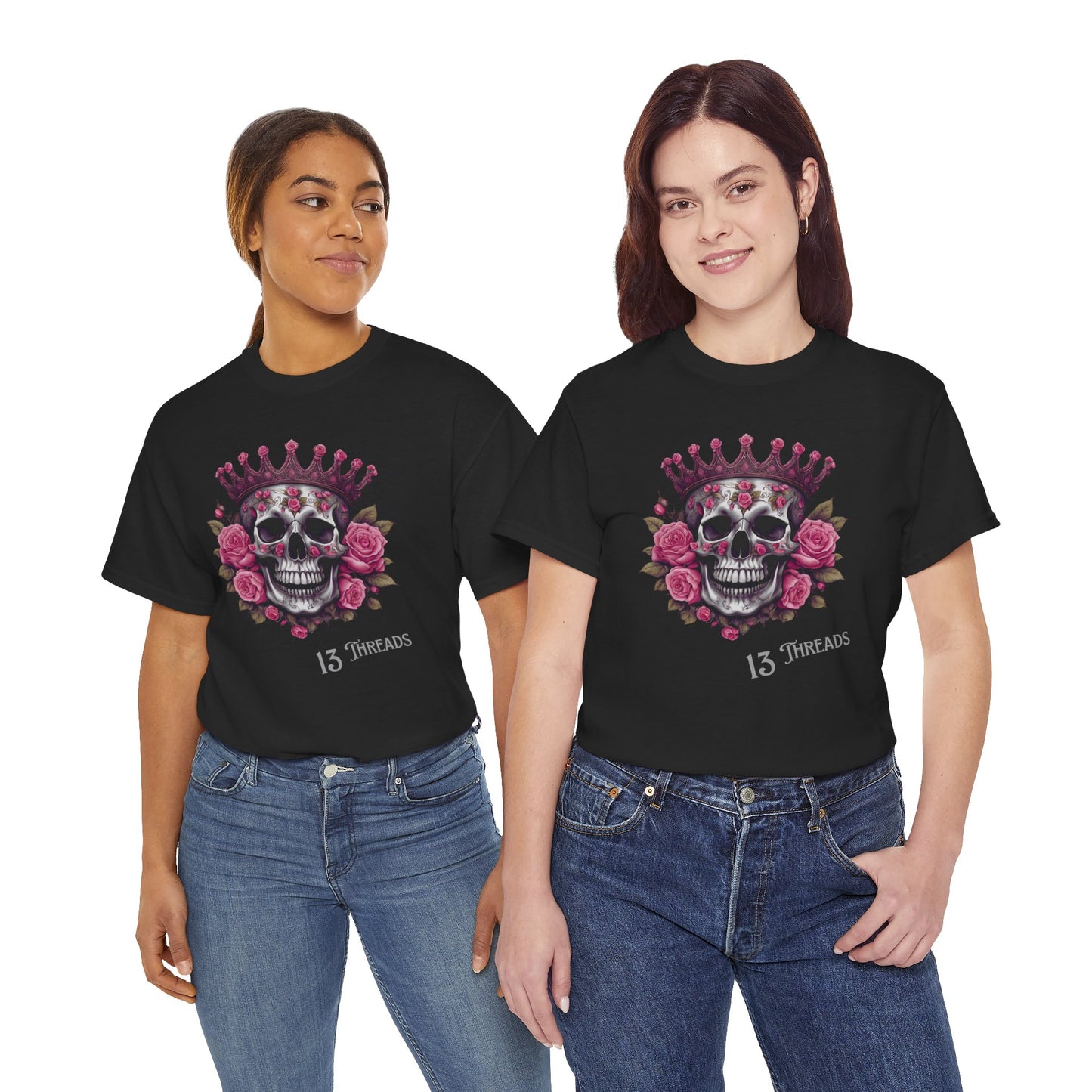 Skull And Roses Queen T-shirt