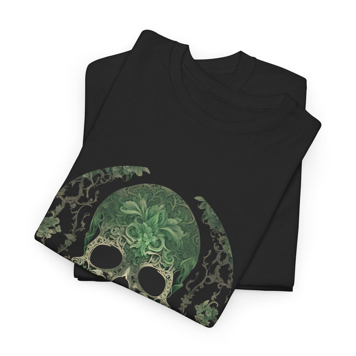 Green Skull 13 Threads T-Shirt