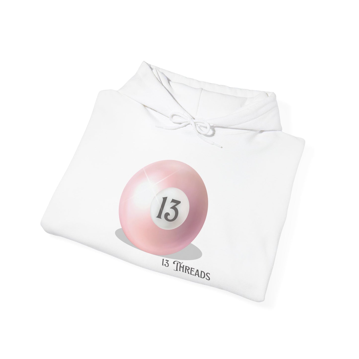 Pink Cue Ball 13 Threads Hoodie