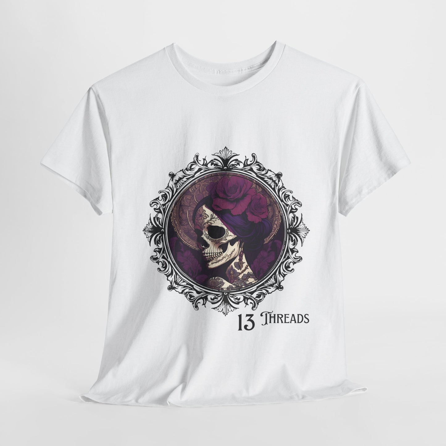 Victorian Skull 13 Threads T-shirt