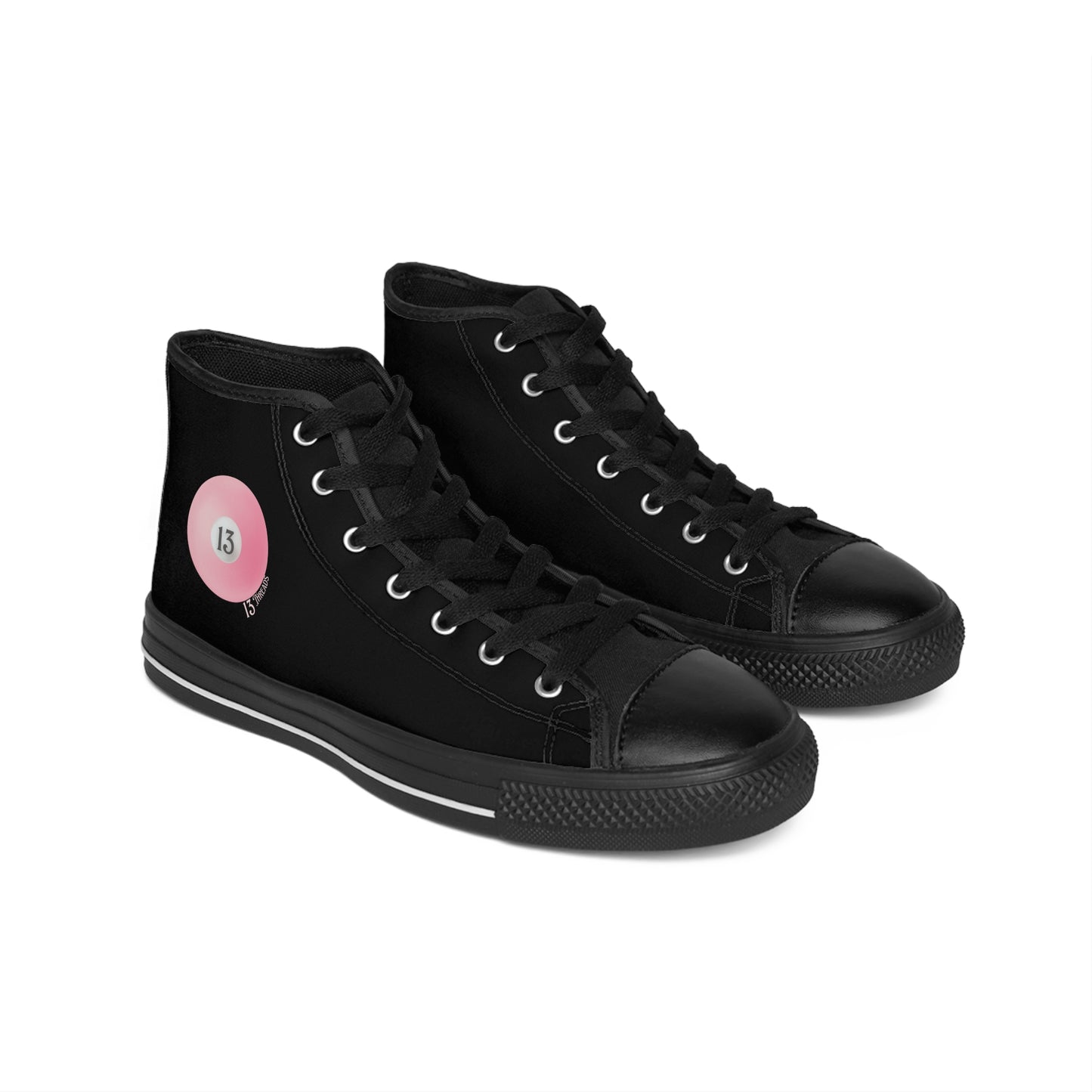 Pink Cue Ball 13 Threads Women's Classic Sneakers