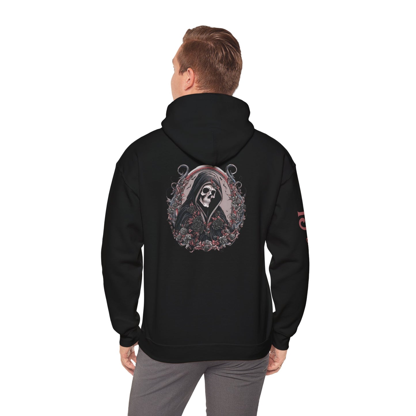 Reaper and Roses Hoodie - Stylish Skull Graphic