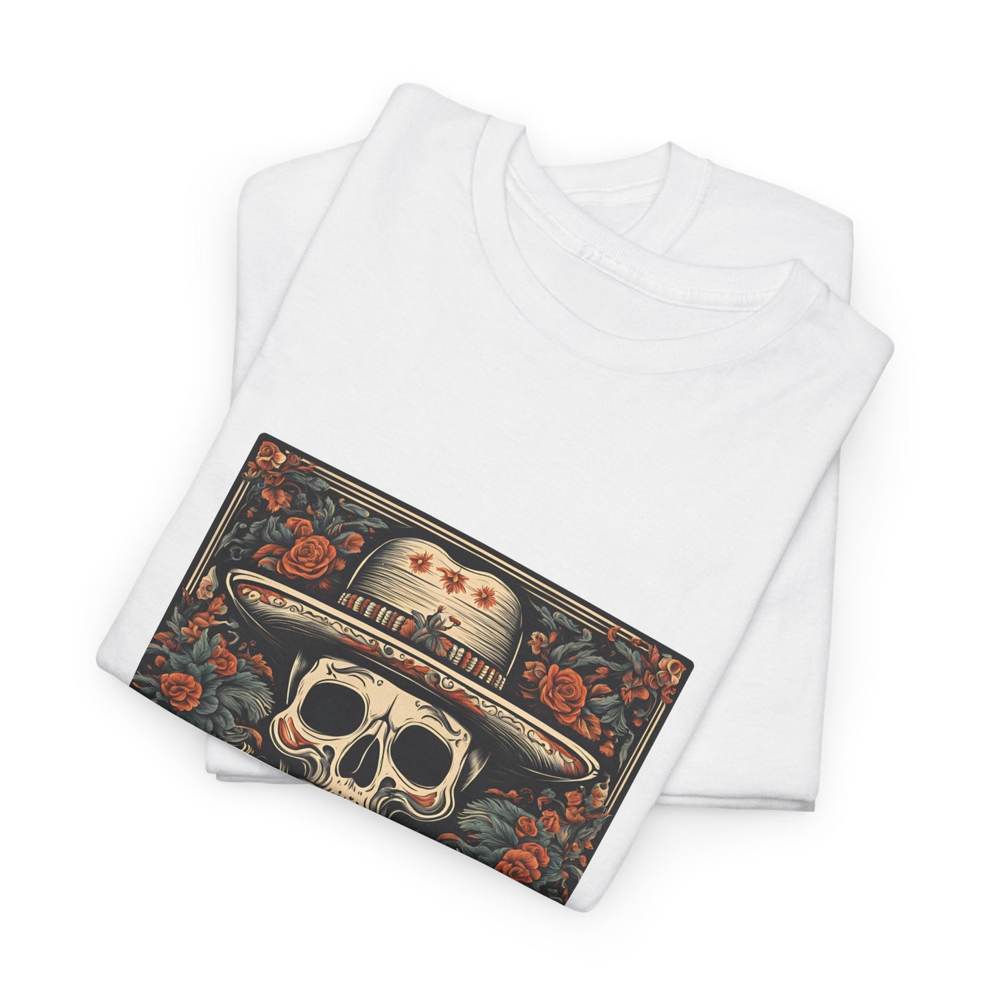 Skull In Straw Hat 13 Threads T-shirt