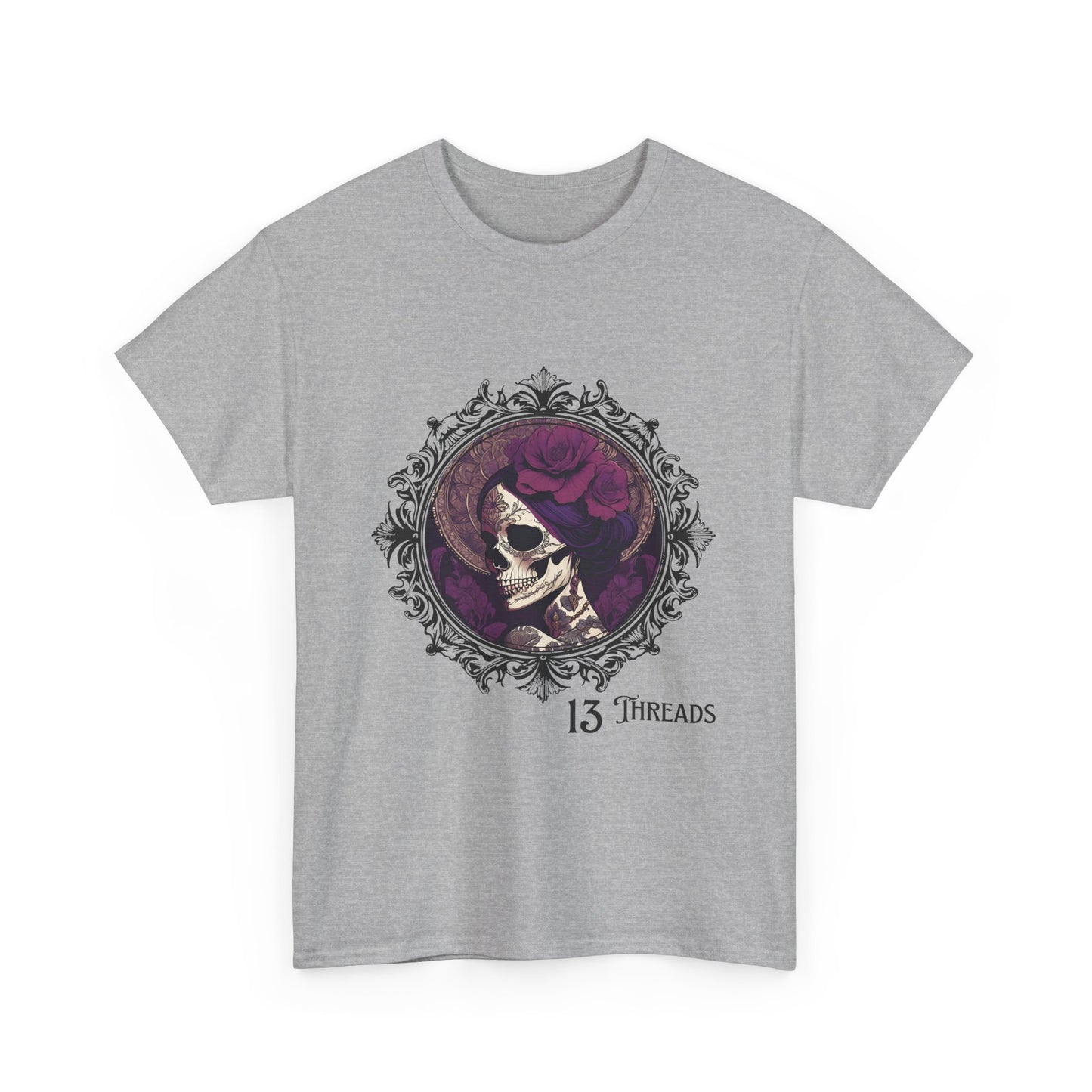 Victorian Skull 13 Threads T-shirt