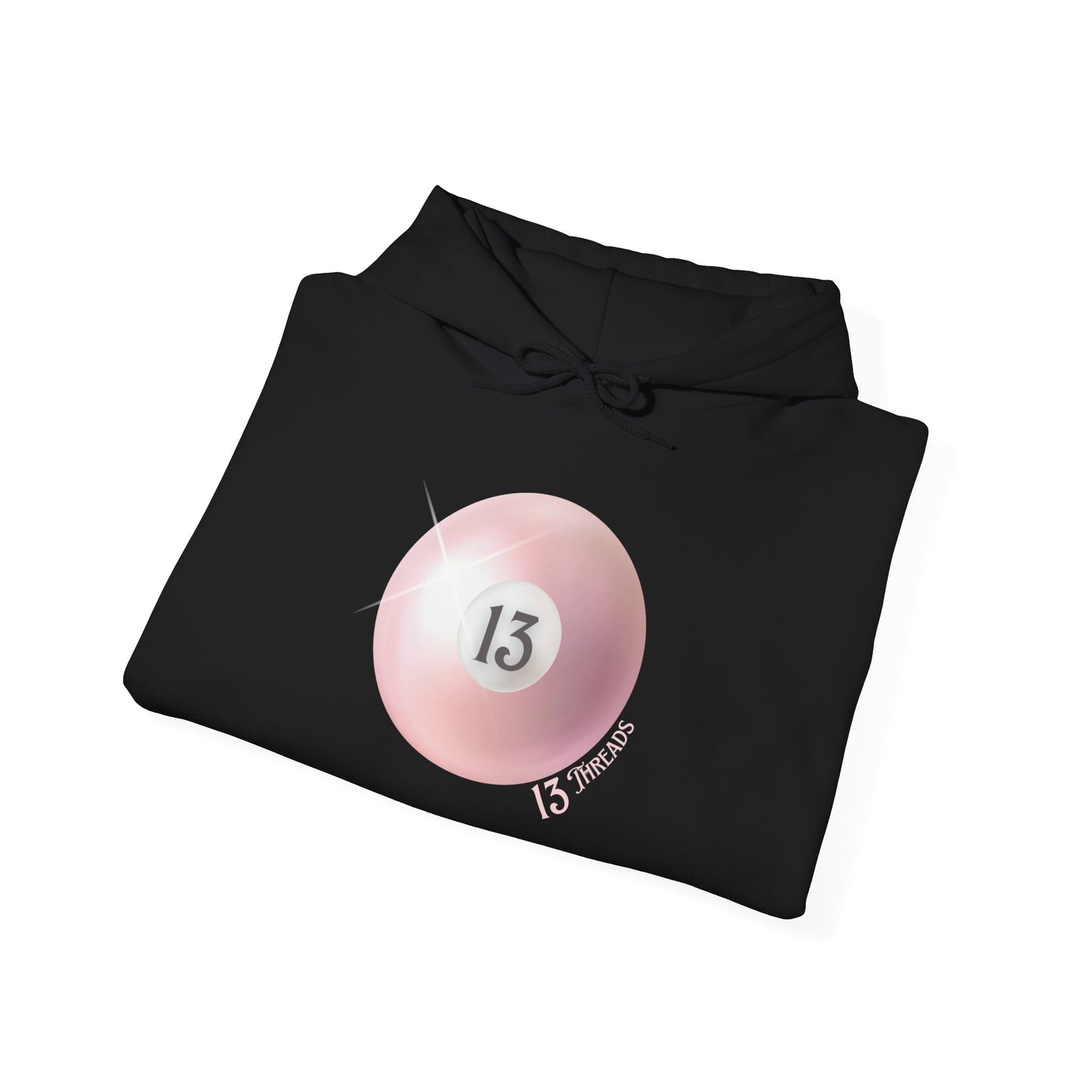 Pink Cue Ball 13 Threads Hoodie