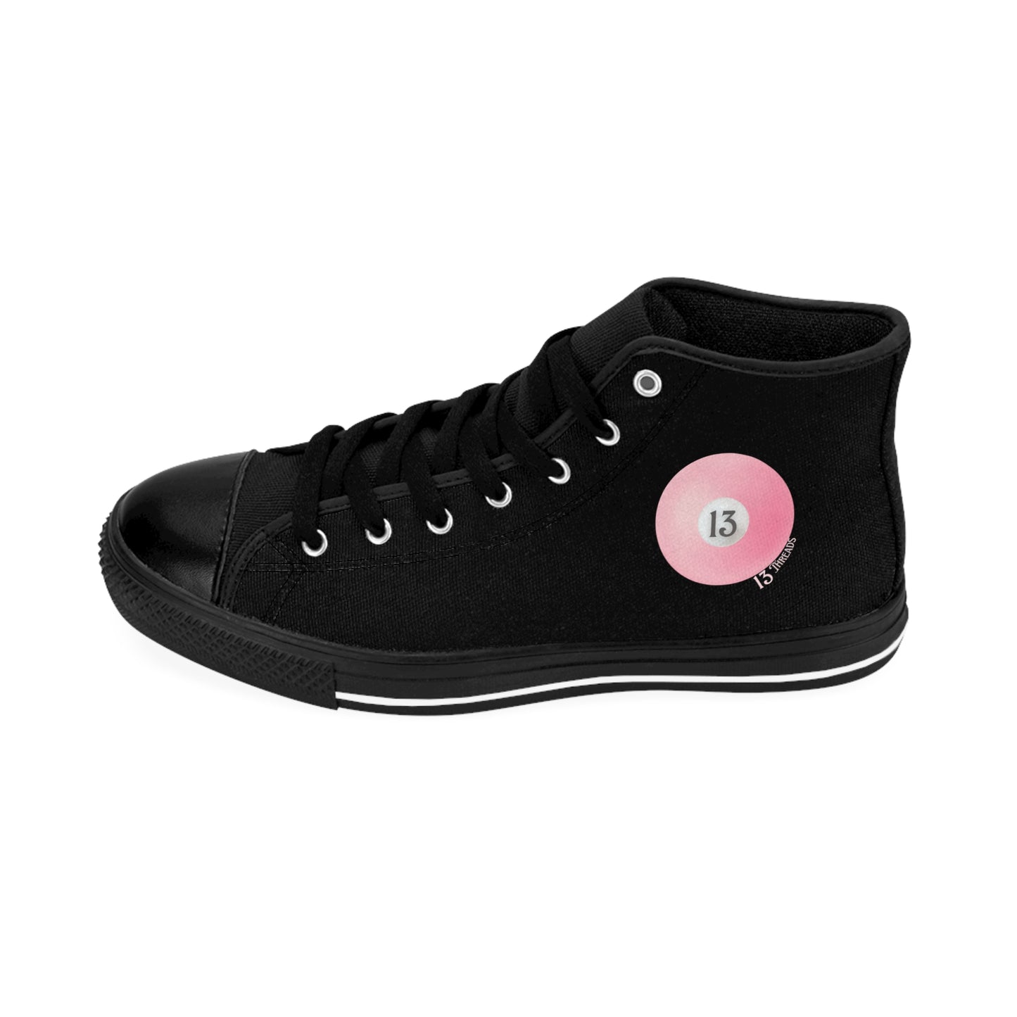 Pink Cue Ball 13 Threads Women's Classic Sneakers