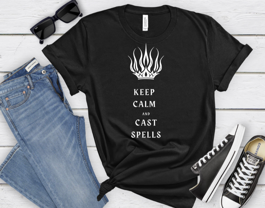 Keep Calm And Cast Spells T-shirt