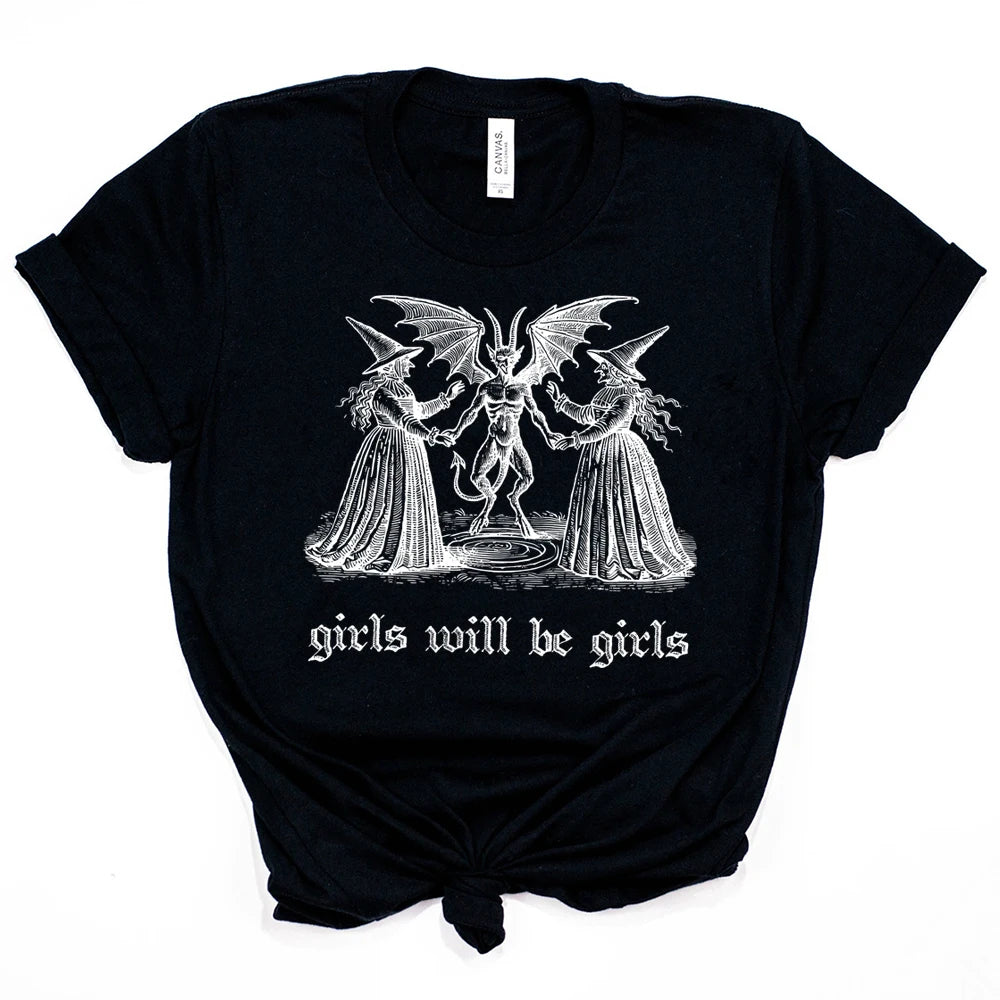 Girls Will Be Girls Vintage T-shirt