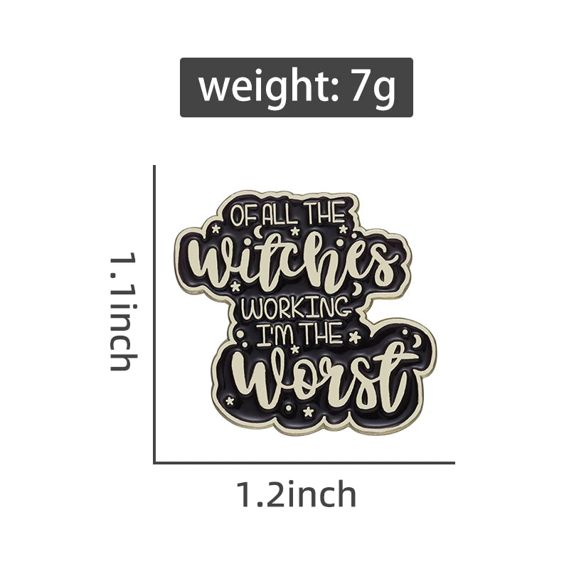 Worst Witch Enamel Pin