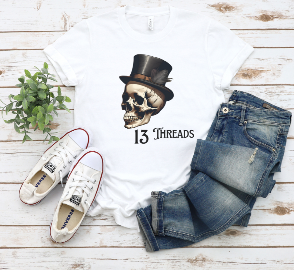 Top Hat Skull T-shirt